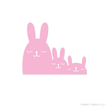 Load image into Gallery viewer, designer vinyl series - Bunny Family (set of 2 pcs)