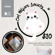 Load image into Gallery viewer, Fawn Products x Cat Welfare Society : Polar Bear the Fat White Cat