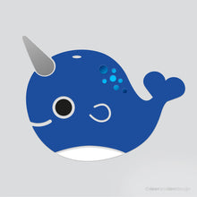 Load image into Gallery viewer, designer vinyl series -Narwhal