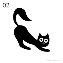 Load image into Gallery viewer, designer vinyl series - Black Cats

