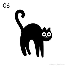 Load image into Gallery viewer, designer vinyl series - Black Cats
