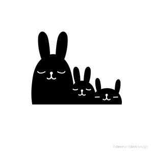 designer vinyl series - Bunny Family (set of 2 pcs)