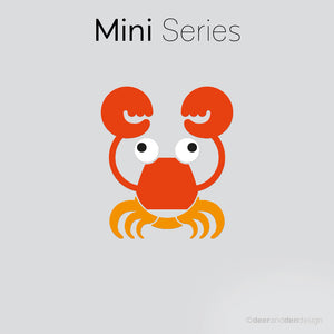Mini designer vinyl series - Crabby junior