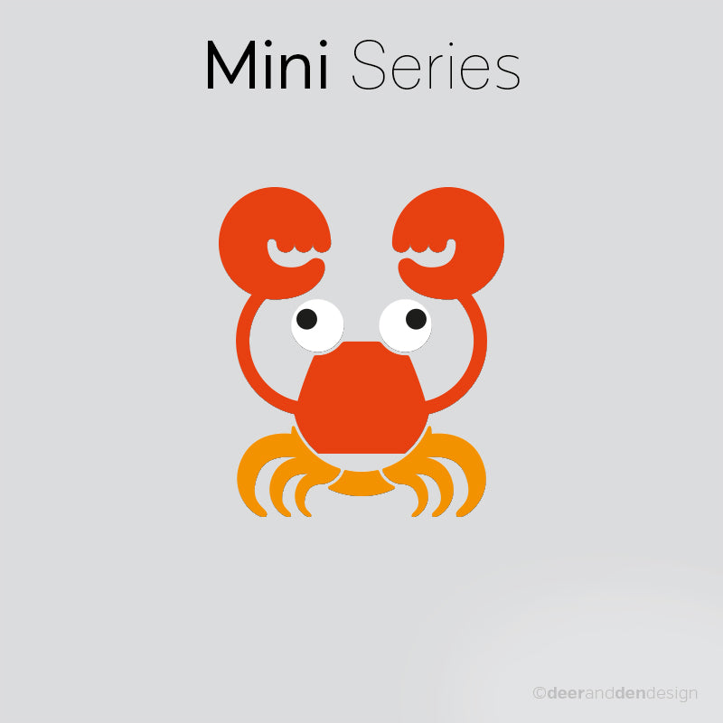 Mini designer vinyl series - Crabby junior