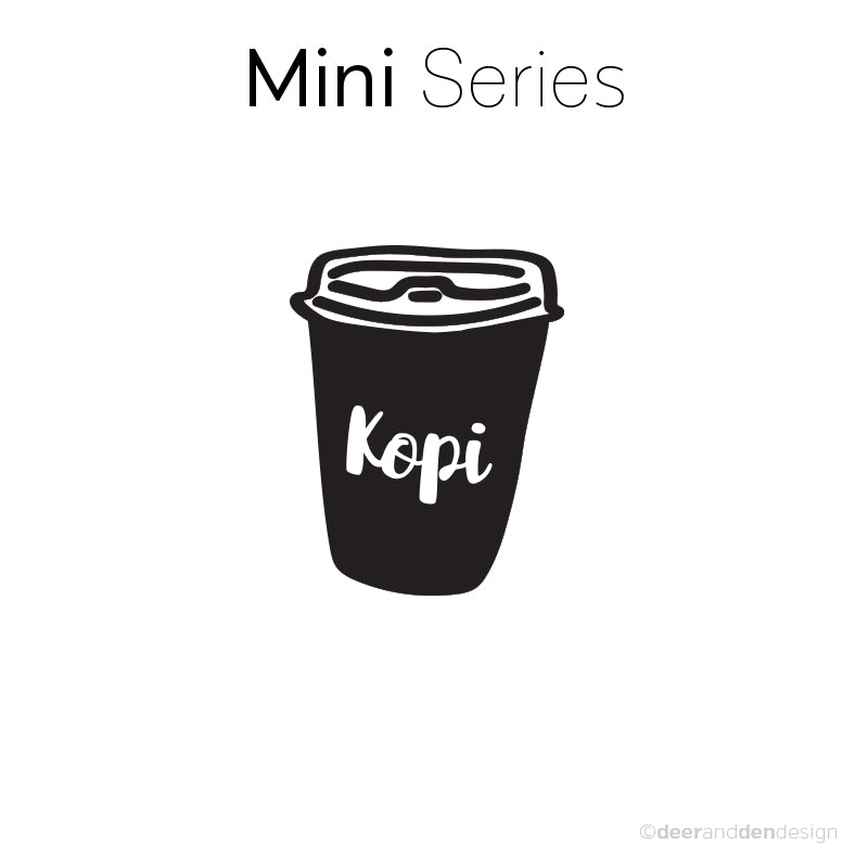 Mini designer vinyl series - Doodle Kopi