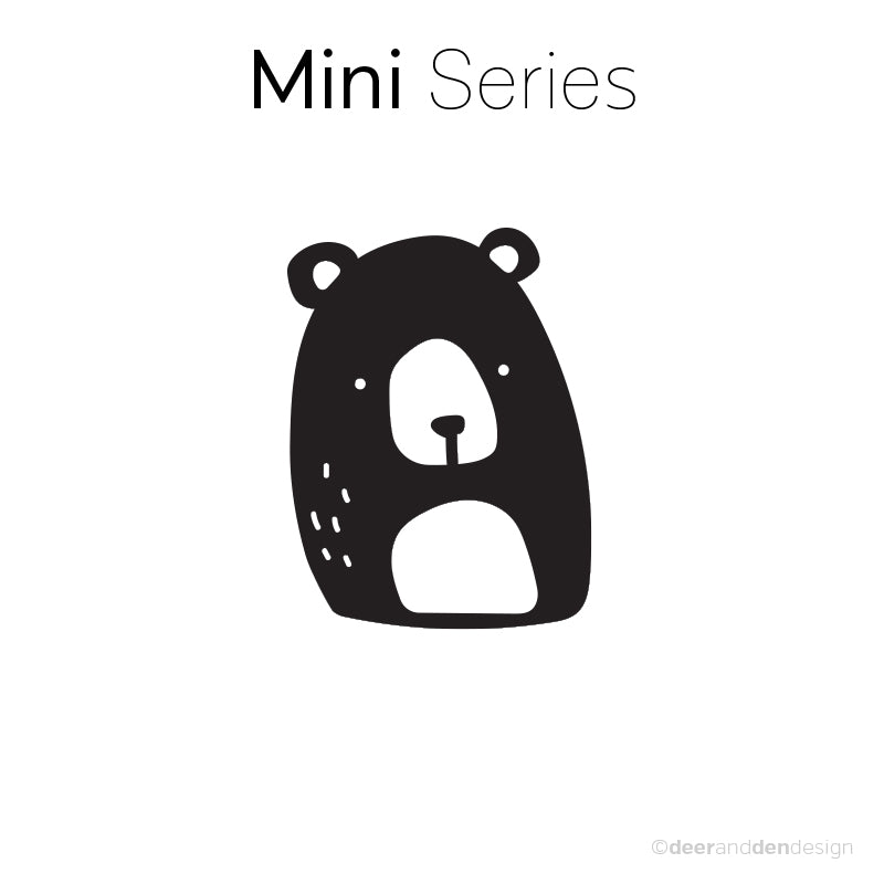 Mini designer vinyl series - Doodle Bear