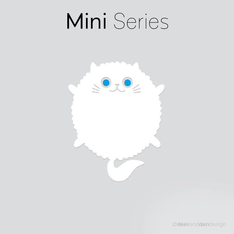 Mini designer vinyl series - Smashed Cat