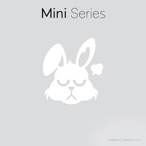 Mini designer vinyl series - Grumpy Rabbit Junior