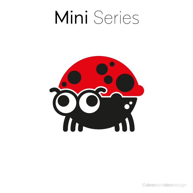 Mini designer vinyl series - Ladybug