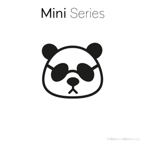 Mini designer vinyl series - Panda Junior