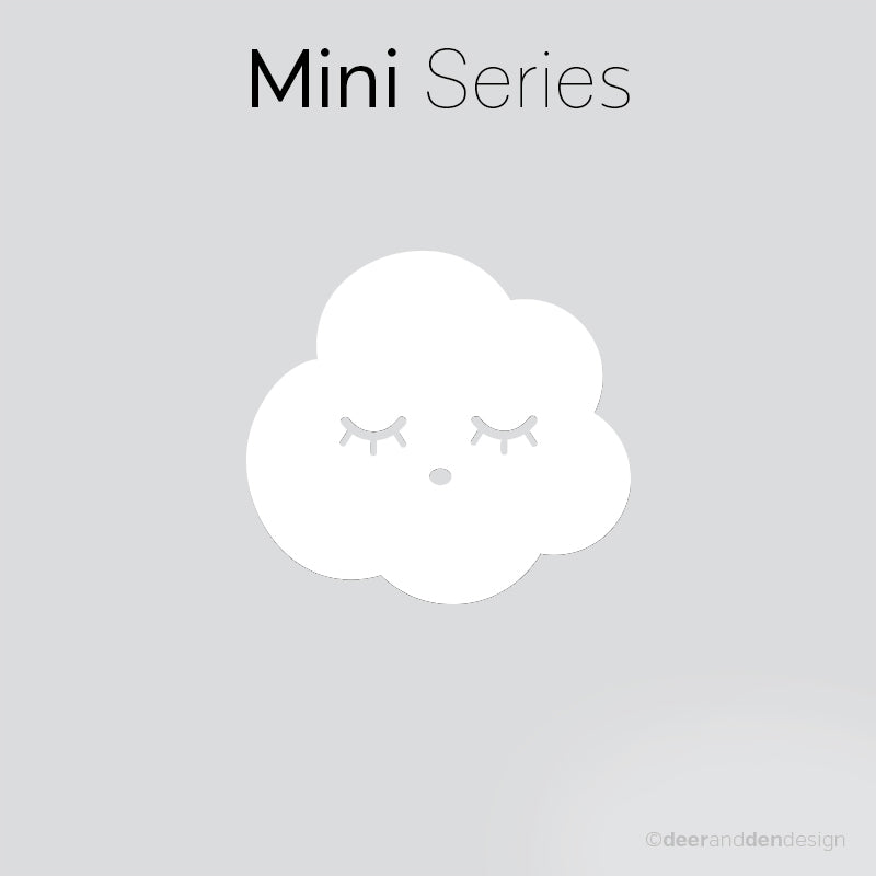 Mini designer vinyl series - Sleepy Cloud