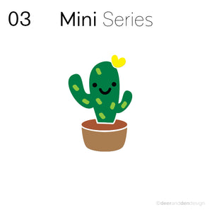 Mini designer vinyl series - Skinny Cactus