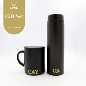 Thermos® Gift Set (Tumbler & Mug) with Complimentary Initials Customisation